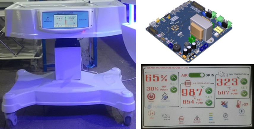 Infant incubator system view 2